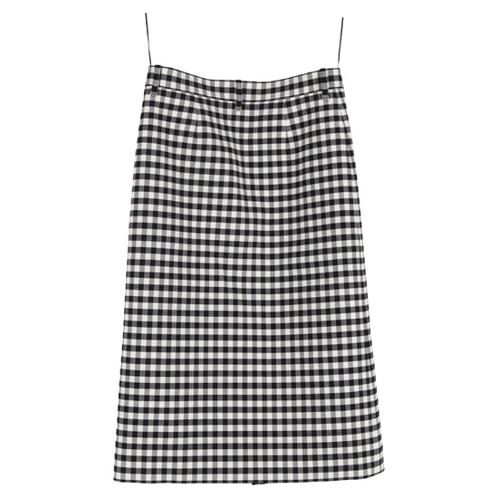Balenciaga Vichy-Midirock aus schwarzem Polyester - Image 2