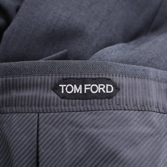 Tom Ford Shelton Anzughose aus grauer Wolle - Image 3