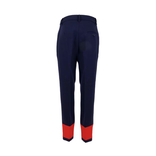 Moschino Pre-owned Zweifarbige Wollhose - Blau/Marineblau - Image 2