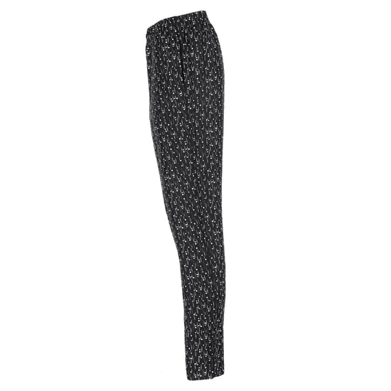 Dolce & Gabbana Bedruckte Hose mit geradem Bein aus schwarzer Seide - Image 2
