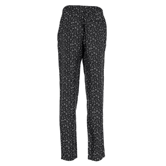 Dolce & Gabbana Bedruckte Hose mit geradem Bein aus schwarzer Seide - Image 3