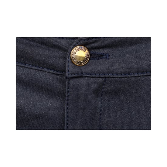 Louis Vuitton Jeans mit schwarzem Streifen – 2000er Jahre - Image 4