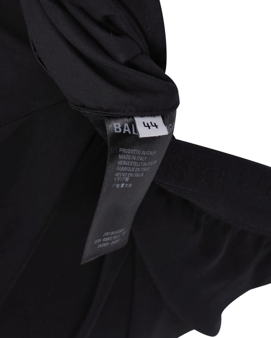 Balenciaga Pre-owned Hose mit elastischem Bund aus Viskose - Schwarz - Image 5