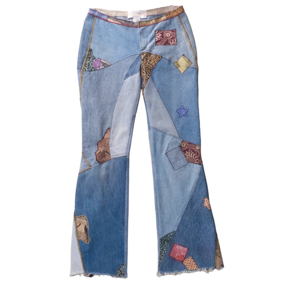 Roberto Cavalli Patchwork-Jeans – 2000er Jahre - Image 1