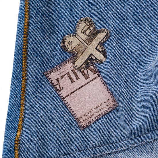 Roberto Cavalli Patchwork-Jeans – 2000er Jahre - Image 3