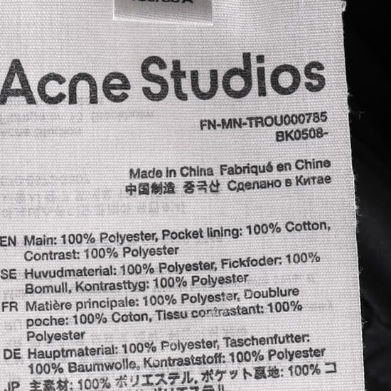 Acne Studios Straight-Leg-Trainingshose aus schwarzem Polyester - Image 5