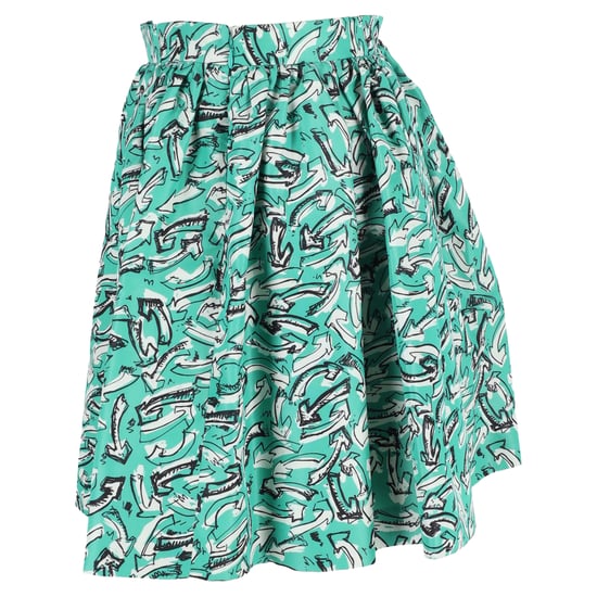 Miu Miu Mini-Kreisrock mit Pfeilmuster aus mehrfarbigem Nylon - Image 2