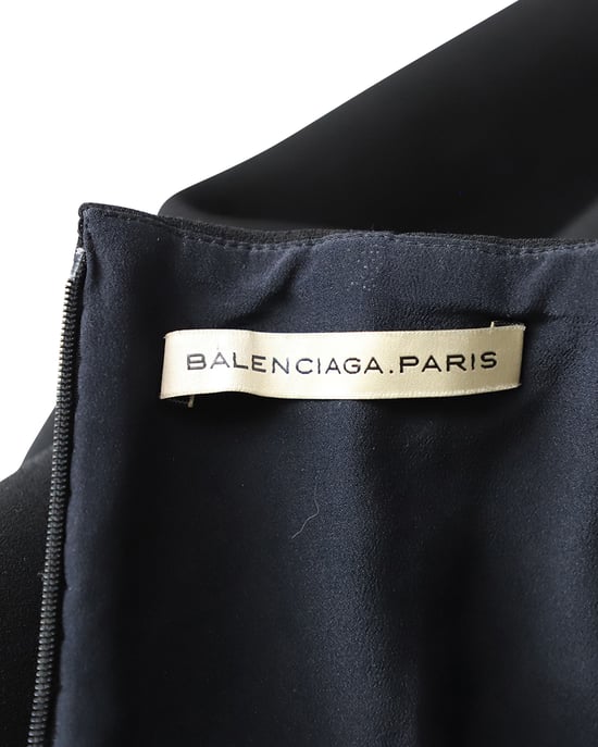 Balenciaga Minirock aus schwarzem Acetat - Image 4