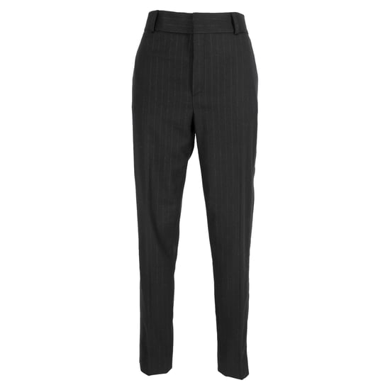 Schwarze Nadelstreifenhose von Saint Laurent aus Wolle - Image 1