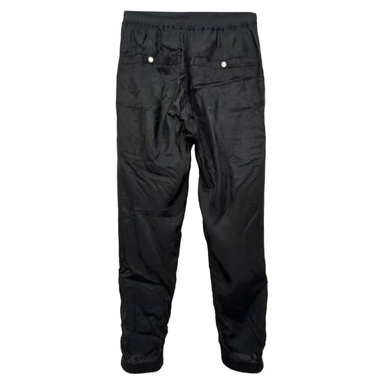 Rick Owens Satin-Twill Tapered Trousers in Black Cupro - Image 2
