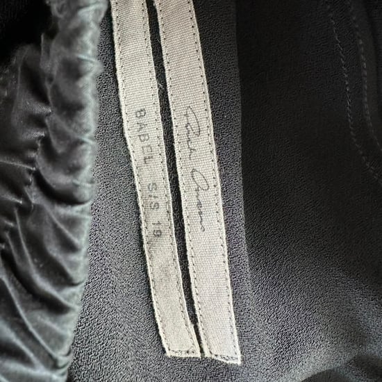 Rick Owens Kordelzughose aus schwarzer Schurwolle - Image 3