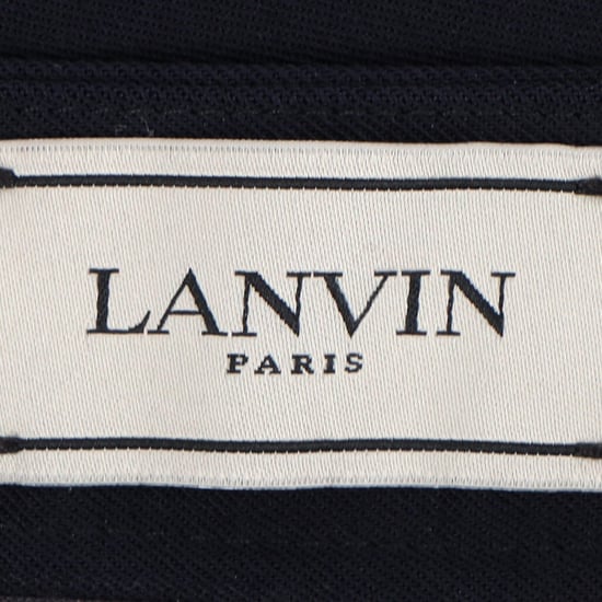 Lanvin Hose mit geradem Bein aus marineblauer Wolle - Image 4