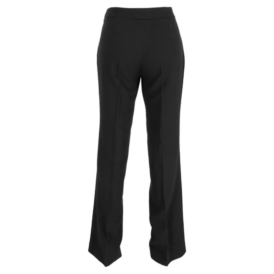 Alexander McQueen High-Rise Schlaghose aus schwarzer Wolle - Image 3