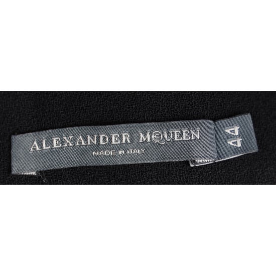 Alexander McQueen High-Rise Schlaghose aus schwarzer Wolle - Image 4