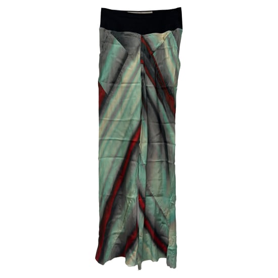 Rick Owens bedruckte Hose mit geradem Bein aus mehrfarbiger Viskose - Image 1
