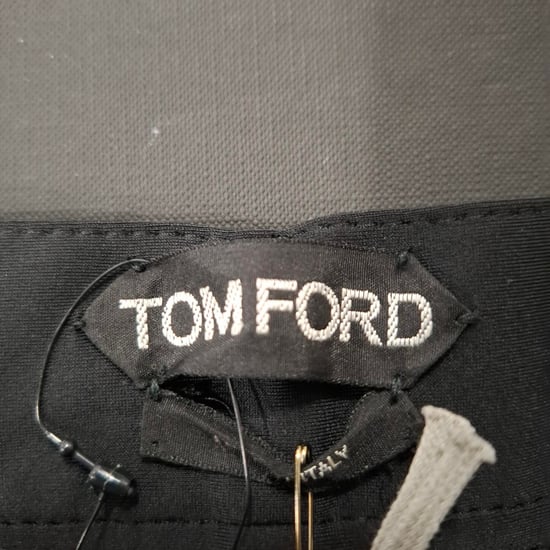 Tom Ford Hose mit geradem Bein aus schwarzer Baumwolle - Image 3
