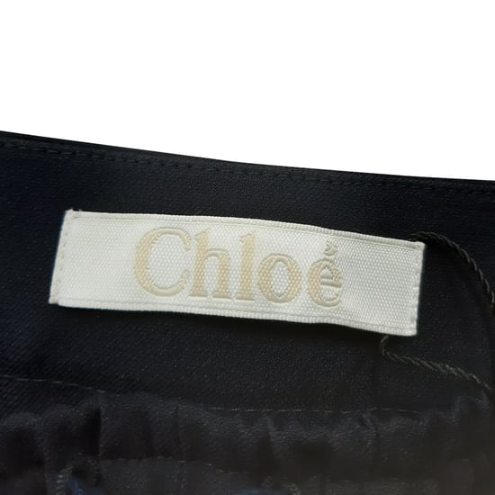 Chloé Kordelzughose aus marineblauem Polyester - Image 3