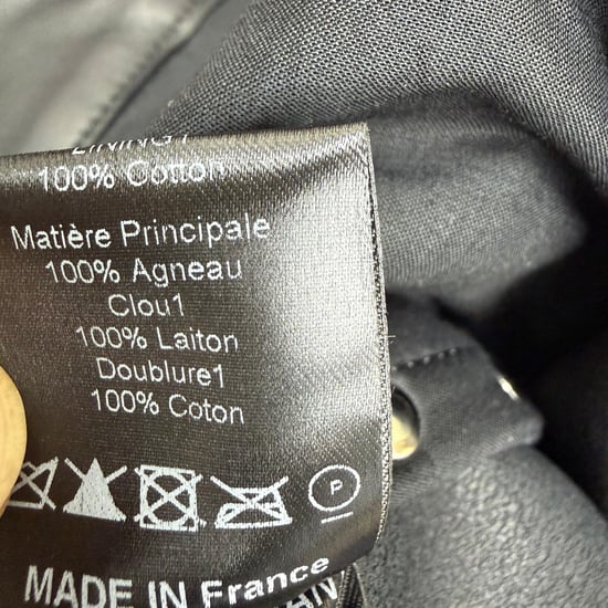 Isabel Marant Viamao Nietenbesetzte, schmal zulaufende Hose aus schwarzem Leder - Image 5