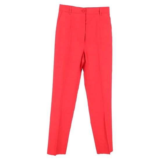 Dolce & Gabbana Hose mit geradem Bein aus roter Baumwolle - Image 1