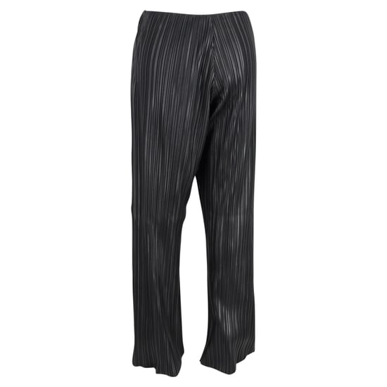 Nanushka Char Plisseehose aus schwarzem veganem Leder - Image 3