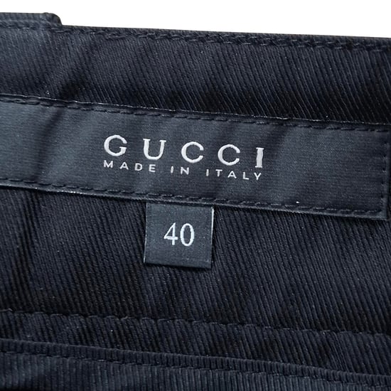 Gucci Straight-Leg-Hose aus schwarzem Polyester - Image 3