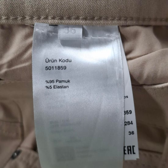 Escada Straight-Leg Jeans aus beigem Baumwoll-Denim - Image 4