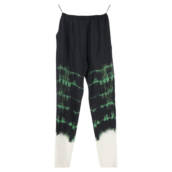 Stella McCartney Hose mit Batikmuster aus schwarzer Seide - Image 2