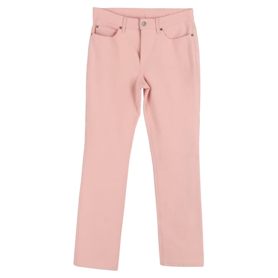 Escada Straight-Leg Jeans aus rosa Baumwoll-Denim - Image 1