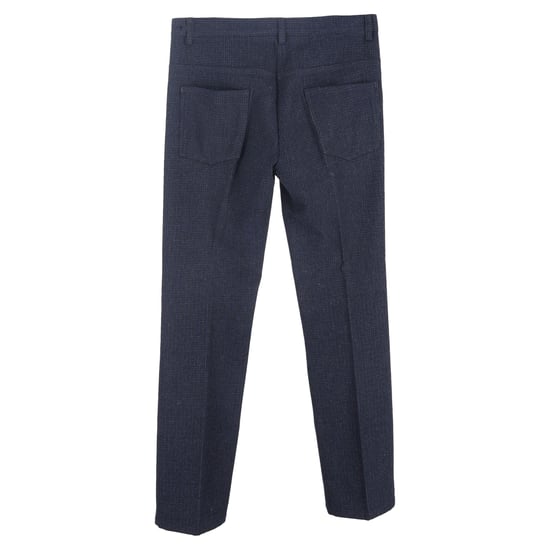Miu Miu Cropped Hose aus marineblauer Wolle - Image 2