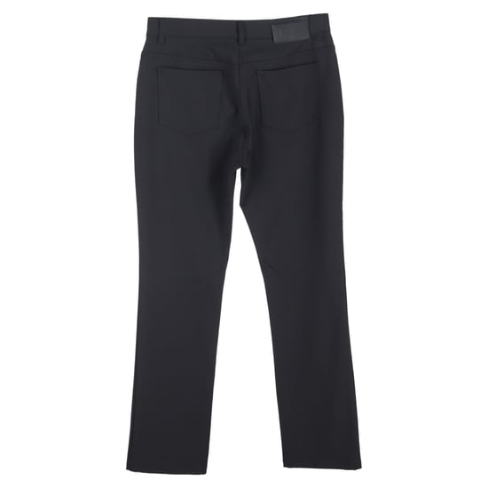Escada Hose mit geradem Bein aus schwarzer Seide - Image 2