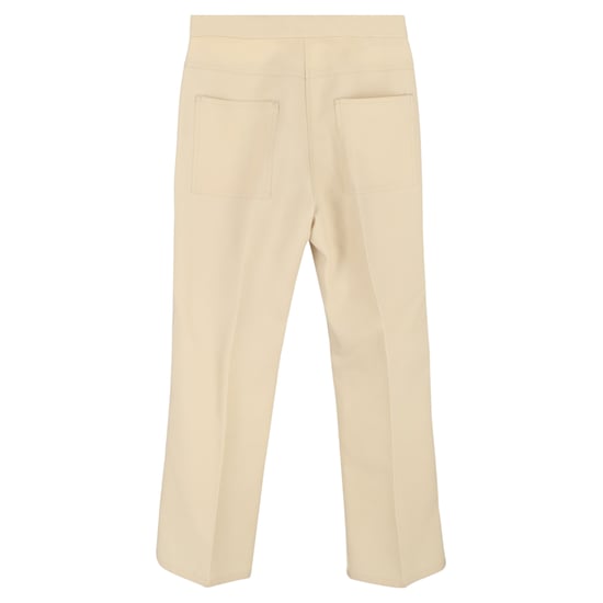 Jil Sander Straight-Leg Hose aus cremefarbener Wolle - Image 2