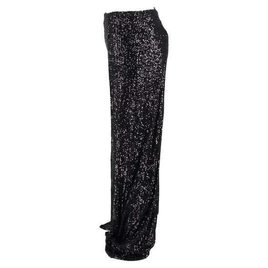 Tom Ford Pailletten-Hose mit weitem Bein aus schwarzem Polyester - Image 2