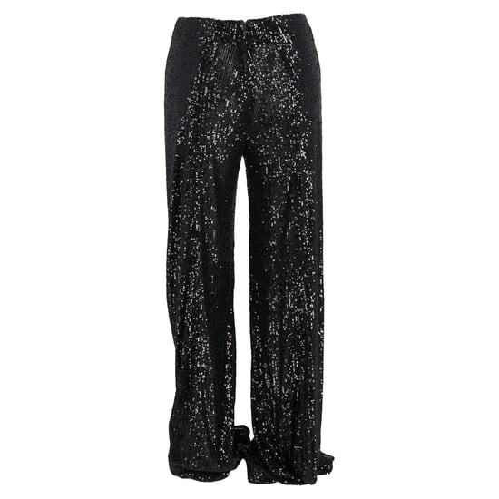 Tom Ford Pailletten-Hose mit weitem Bein aus schwarzem Polyester - Image 3