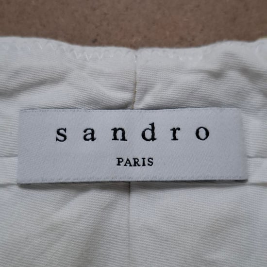 Sandro Paris Weite Hose aus gelber Baumwolle - Image 3
