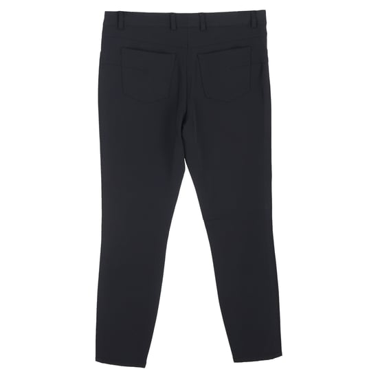 Escada Hose mit geradem Bein aus schwarzer Seide - Image 2
