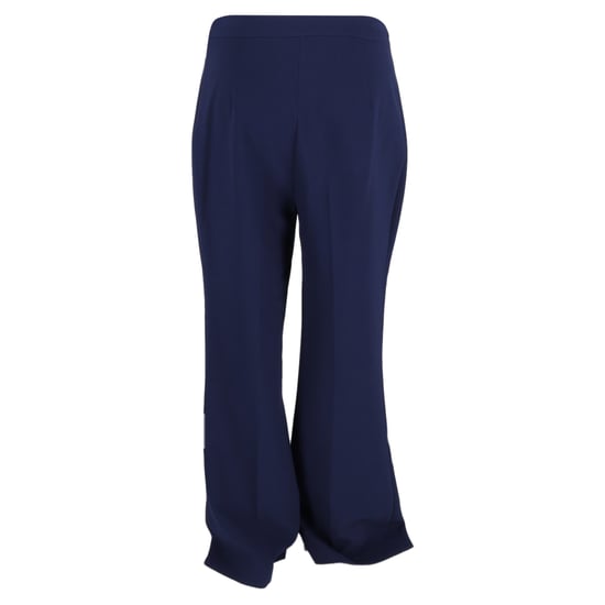 Diane von Furstenberg Schlaghose aus marineblauer Viskose - Image 3