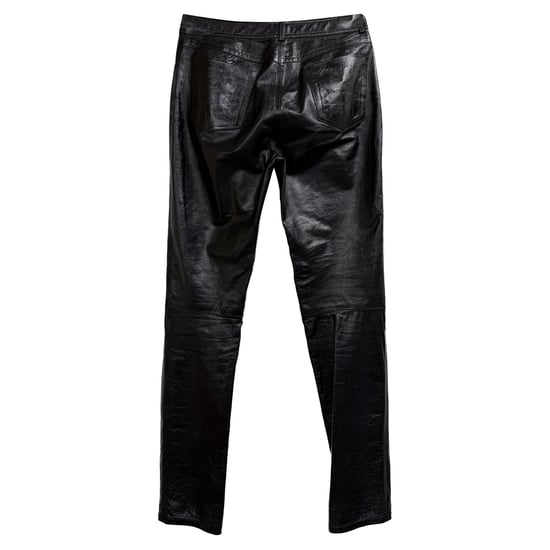 Etro Pre-owned Lederhose aus Viskose - Schwarz - Image 2