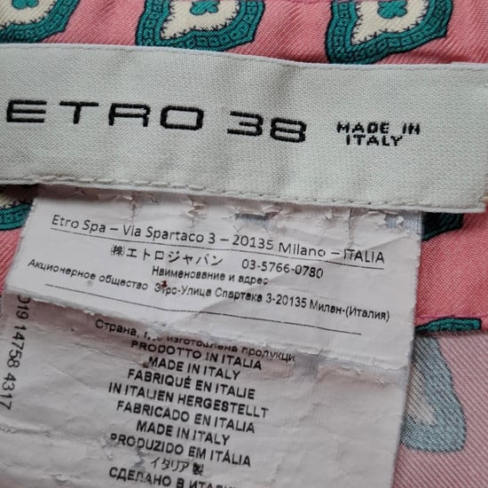 Etro bedruckte, verkürzte Twill-Hose mit weitem Bein aus mehrfarbiger Seide - Image 3