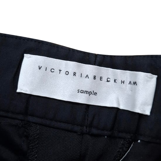Victoria Beckham Hose mit geradem Bein aus schwarzem Polyester - Image 3