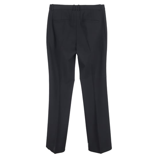 Theory Wide-Leg Hose aus schwarzer Wolle - Image 2