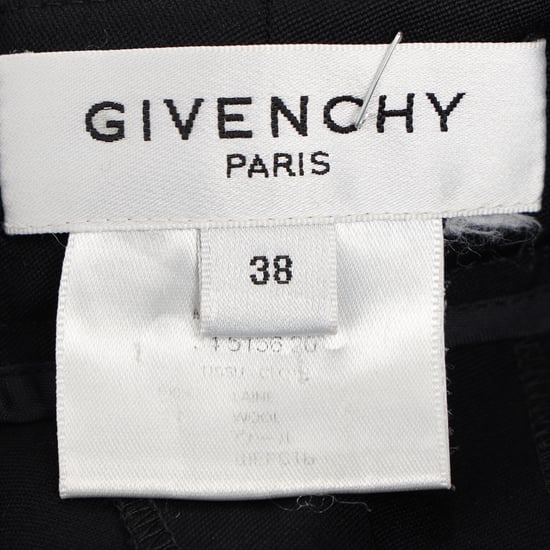 Givenchy High-Rise Straight-Leg Hose aus schwarzer Wolle - Image 4