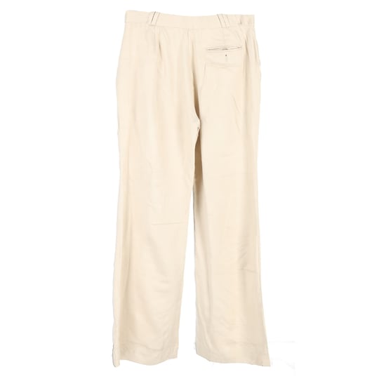 Acne Studios Plisseehose mit weitem Bein aus nudefarbenem Viskose - Image 2