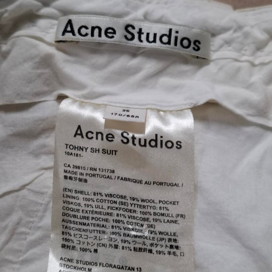 Acne Studios Plisseehose mit weitem Bein aus nudefarbenem Viskose - Image 3