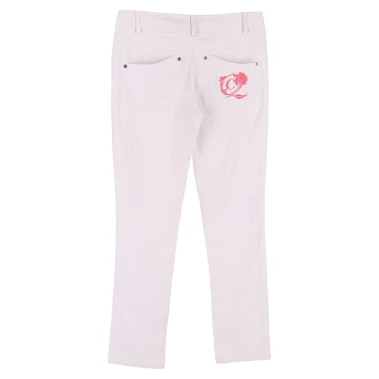 Alexander McQueen Hose mit Logostickerei aus hellrosa Baumwolle - Image 2