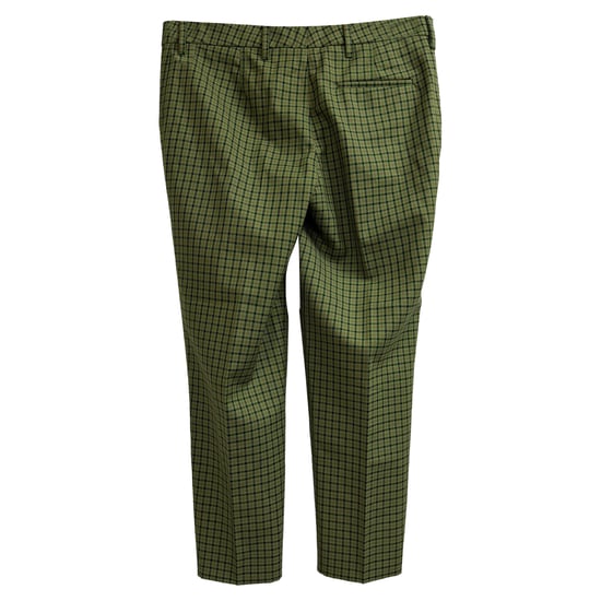 Miu Miu Karohose aus grüner Wolle - Image 2