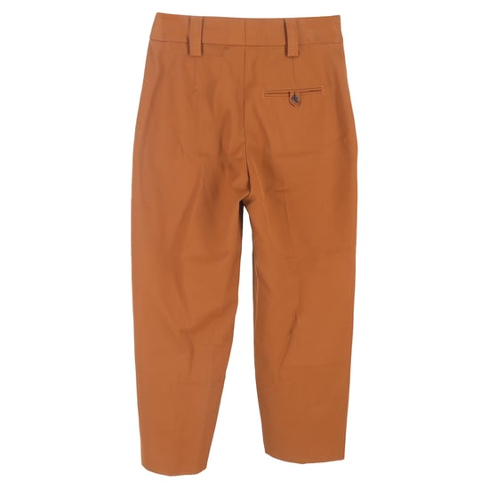 Acne Studios High-Rise Tailored Pants in Rust Polyester - Image 2
