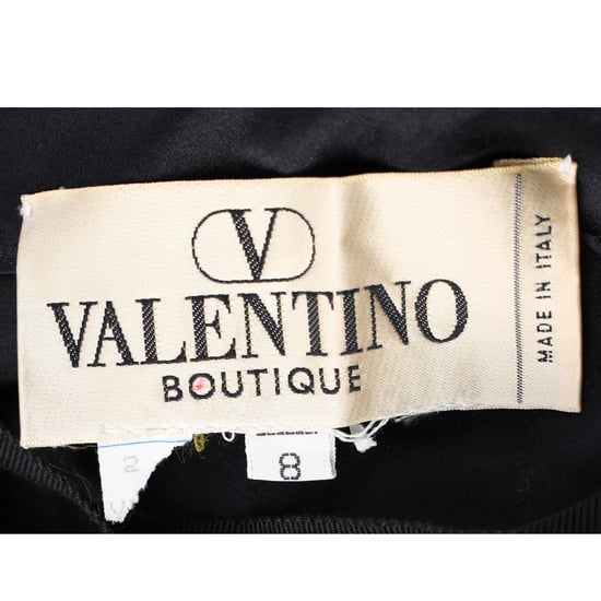 Schwarze Polyesterhose mit Spitzendetails von Valentino Boutique - Image 3
