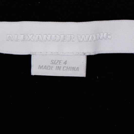 Alexander Wang Hose mit geradem Bein und Kordelzug aus schwarzer Viskose - Image 4