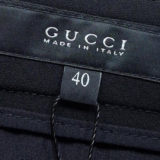 Gucci Crêpe-Hose aus schwarzem Polyester - Image 3