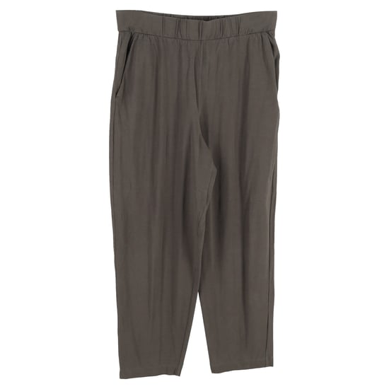 Max Mara Freizeithose mit Gummizug aus grauer Baumwolle - Image 1